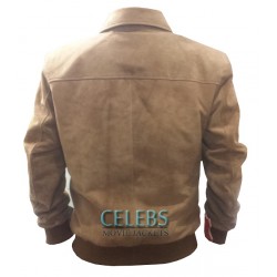Amazing Tan Leather Jacket
